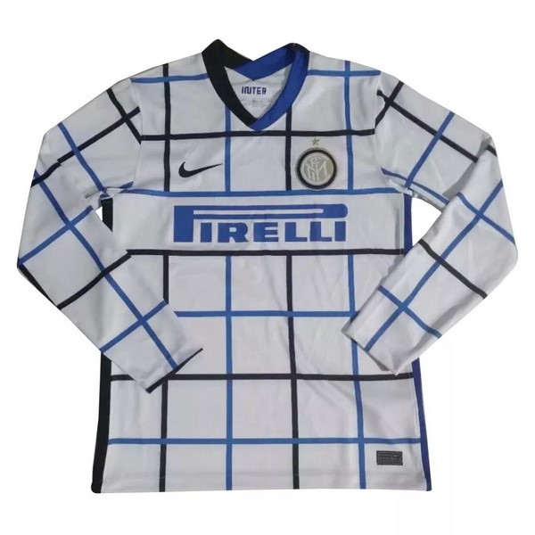 Tailandia Camiseta Inter 2ª ML 2020/21 Blanco